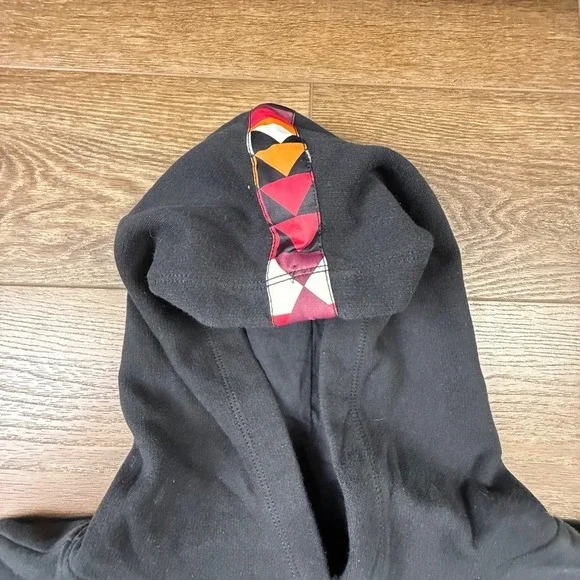 Fp Movement By Free People Snow Flow Hoodie In Black Combo Cropped Size S NWT
